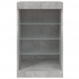 Sideboard with LED lights in concrete gray 41x37x67 cm by , Sideboards - Ref: Foro24-836724, Price: 60,83 €, Discount: %