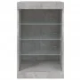 Sideboard with LED lights in concrete gray 41x37x67 cm by , Sideboards - Ref: Foro24-836724, Price: 59,87 €, Discount: %