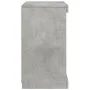 Sideboard with LED lights in concrete gray 41x37x67 cm by , Sideboards - Ref: Foro24-836724, Price: 59,87 €, Discount: %