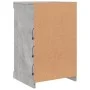 Sideboard with LED lights in concrete gray 41x37x67 cm by , Sideboards - Ref: Foro24-836724, Price: 59,87 €, Discount: %
