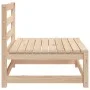 Garden sofa without armrests solid pine wood 70x70x67 cm by , Modular outdoor sofas - Ref: Foro24-837914, Price: 49,82 €, Dis...