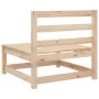 Garden sofa without armrests solid pine wood 70x70x67 cm by , Modular outdoor sofas - Ref: Foro24-837914, Price: 49,82 €, Dis...