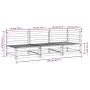 3-seater garden sofa made of solid Douglas fir wood by , Modular outdoor sofas - Ref: Foro24-837954, Price: 168,82 €, Discoun...