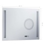 LED and touch sensor wall-mounted bathroom mirror 80x60 cm by vidaXL, Mirrors - Ref: Foro24-144742, Price: 166,04 €, Discount: %
