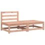 Garden sofa without armrests with solid Douglas wood stool by , Modular outdoor sofas - Ref: Foro24-837961, Price: 87,79 €, D...