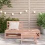 Garden sofa without armrests with solid Douglas wood stool by , Modular outdoor sofas - Ref: Foro24-837961, Price: 87,79 €, D...
