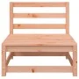 Gartensofa ohne Armlehnen mit Massivholzhocker Douglas von , Modulare Sofas für den Außenbereich - Ref: Foro24-837961, Preis:...