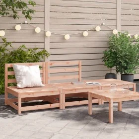 Garden sofa without armrests with solid Douglas wood stool by , Modular outdoor sofas - Ref: Foro24-837968, Price: 126,66 €, ...