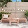 Garden sofa without armrests with solid Douglas wood stool by , Modular outdoor sofas - Ref: Foro24-837968, Price: 126,66 €, ...
