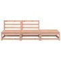 Gartensofa ohne Armlehnen mit Massivholzhocker Douglas von , Modulare Sofas für den Außenbereich - Ref: Foro24-837968, Preis:...