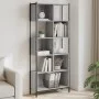 Engineered wood bookshelf in Sonoma gray, 72x28x172 cm by , Bookcases and shelves - Ref: Foro24-3213655, Price: 100,26 €, Dis...
