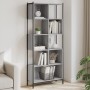 Estantería madera de ingeniería gris Sonoma 72x28x172 cm de , Librerías y estanterías - Ref: Foro24-3213655, Precio: 101,33 €...