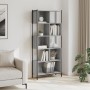 Estantería madera de ingeniería gris Sonoma 72x28x172 cm de , Librerías y estanterías - Ref: Foro24-3213655, Precio: 101,33 €...