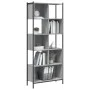 Engineered wood bookshelf in Sonoma gray, 72x28x172 cm by , Bookcases and shelves - Ref: Foro24-3213655, Price: 100,26 €, Dis...