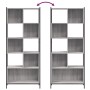 Estantería madera de ingeniería gris Sonoma 72x28x172 cm de , Librerías y estanterías - Ref: Foro24-3213655, Precio: 101,33 €...