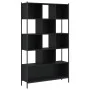 Estantería madera de ingeniería negra 102x28x172 cm de , Librerías y estanterías - Ref: Foro24-3213657, Precio: 135,90 €, Des...