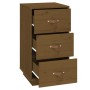 Honey brown solid pine wood bedside table 40x40x75 cm by vidaXL, Nightstands - Ref: Foro24-818341, Price: 78,69 €, Discount: %