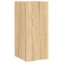 Wand-TV-Möbel mit LED-Lichtern, 3-teilig, Sonoma-Eiche. von , TV-Möbel - Ref: Foro24-3216869, Preis: 147,34 €, Rabatt: %