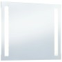 Espejo de pared de baño con LED 80x60 cm de vidaXL, Espejos - Ref: Foro24-144706, Precio: 63,59 €, Descuento: %