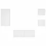 Wand-TV-Möbel mit 4 LED-Lichtern in Weiß. von , TV-Möbel - Ref: Foro24-3216881, Preis: 183,39 €, Rabatt: %