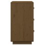 Honey brown solid pine wood bedside table 40x40x75 cm by vidaXL, Nightstands - Ref: Foro24-818341, Price: 78,69 €, Discount: %