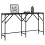 Konsolentisch aus schwarzem Holzwerkstoff 140x29x75 cm von , Seitentische - Ref: Foro24-837757, Preis: 53,19 €, Rabatt: %
