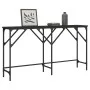 Mesa consola madera de ingeniería negra 140x29x75 cm de , Mesas auxiliares - Ref: Foro24-837757, Precio: 52,95 €, Descuento: %