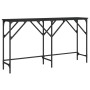 Konsolentisch aus schwarzem Holzwerkstoff 140x29x75 cm von , Seitentische - Ref: Foro24-837757, Preis: 53,19 €, Rabatt: %