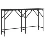 Mesa consola madera de ingeniería negra 140x29x75 cm de , Mesas auxiliares - Ref: Foro24-837757, Precio: 52,95 €, Descuento: %