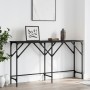 Konsolentisch aus schwarzem Holzwerkstoff 140x29x75 cm von , Seitentische - Ref: Foro24-837757, Preis: 53,19 €, Rabatt: %