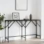 Mesa consola madera de ingeniería negra 140x29x75 cm de , Mesas auxiliares - Ref: Foro24-837757, Precio: 52,95 €, Descuento: %