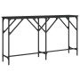 Konsolentisch aus schwarzem Holzwerkstoff 140x29x75 cm von , Seitentische - Ref: Foro24-837757, Preis: 53,19 €, Rabatt: %