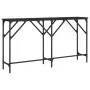Mesa consola madera de ingeniería negra 140x29x75 cm de , Mesas auxiliares - Ref: Foro24-837757, Precio: 52,95 €, Descuento: %