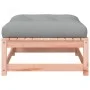 Garden stool with cushion made of solid Douglas fir wood by , Modular outdoor sofas - Ref: Foro24-838099, Price: 67,41 €, Dis...