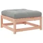 Garden stool with cushion made of solid Douglas fir wood by , Modular outdoor sofas - Ref: Foro24-838099, Price: 67,41 €, Dis...