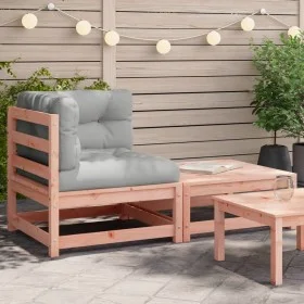 Garden sofa made of rattan with cushions and footrest by , Modular outdoor sofas - Ref: Foro24-838115, Price: 119,50 €, Disco...