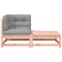 Pferde-Gartensofa mit Kissen und Fußstütze von , Modulare Sofas für den Außenbereich - Ref: Foro24-838115, Preis: 120,54 €, R...