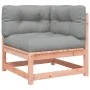 Garden sofa made of rattan with cushions and footrest by , Modular outdoor sofas - Ref: Foro24-838115, Price: 119,50 €, Disco...