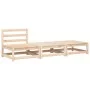 Garden sofa without armrests with cushions and footrest by , Modular outdoor sofas - Ref: Foro24-838141, Price: 150,89 €, Dis...