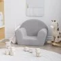 Kindersofa aus weichem Plüsch hellgrau von , Baby- und Kleinkindmöbel - Ref: Foro24-356981, Preis: 41,37 €, Rabatt: %