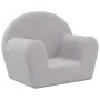 Kindersofa aus weichem Plüsch hellgrau von , Baby- und Kleinkindmöbel - Ref: Foro24-356981, Preis: 41,37 €, Rabatt: %