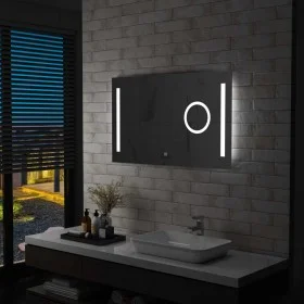 Bathroom wall mirror with LED and touch sensor 100x60 cm by vidaXL, Mirrors - Ref: Foro24-144741, Price: 119,83 €, Discount: %