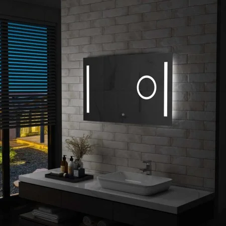 Bathroom wall mirror with LED and touch sensor 100x60 cm by vidaXL, Mirrors - Ref: Foro24-144741, Price: 119,83 €, Discount: %