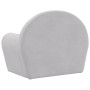 Kindersofa aus weichem Plüsch hellgrau von , Baby- und Kleinkindmöbel - Ref: Foro24-356981, Preis: 42,22 €, Rabatt: %