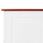 Storage trunk with brown and white acacia wood lid by , Storage trunks - Ref: Foro24-364919, Price: 128,01 €, Discount: %