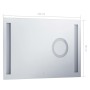 Bathroom wall mirror with LED and touch sensor 100x60 cm by vidaXL, Mirrors - Ref: Foro24-144741, Price: 149,63 €, Discount: %