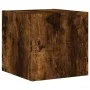 Wand-TV-Möbel mit LED 5 Stück Holzwerkstoff Eiche geräuchert von , TV-Möbel - Ref: Foro24-3216829, Preis: 178,79 €, Rabatt: %