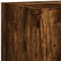 Muebles TV pared con LED 5 pzas madera ingeniería roble ahumado de , Muebles TV - Ref: Foro24-3216829, Precio: 181,05 €, Desc...