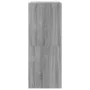 Shoe cabinet with 2 folding drawers in Sonoma gray color, measuring 80x42x108 cm. by , Shoe racks and shoe organizers - Ref: ...
