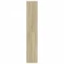 Shoe cabinet with 4 folding drawers Sonoma oak 80x34x187.5 cm by , Shoe racks and shoe organizers - Ref: Foro24-3214380, Pric...